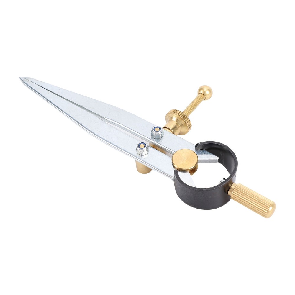 Spring Wing Divider Caliper Adjustable Lockable 4in Steel Leather Compass⭐