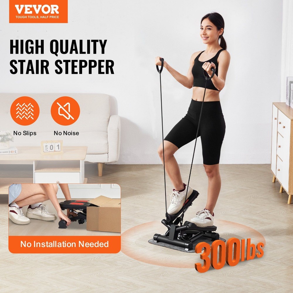 Multi Function Stepper with Cords Max Weight All in One Tracker
