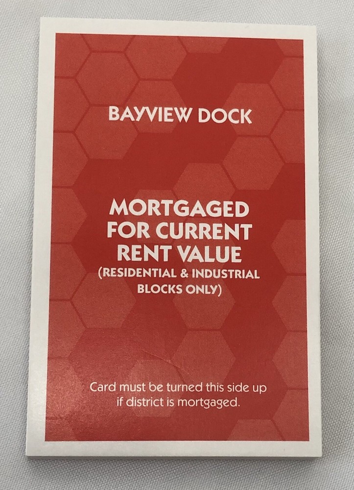 Monopoly U-build District Deed Cards Replacement Piece Part Hasbro Board Game
