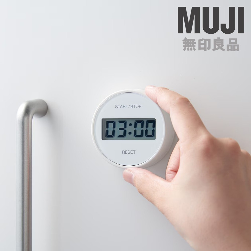 MUJI Dial Kitchen Timer with Magnet