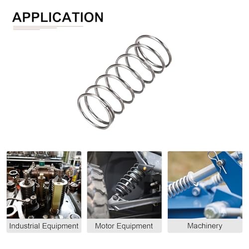 0.3x4x10mm(DxODxL) Compression Spring - 30Pack - Good for Machinery - Spring