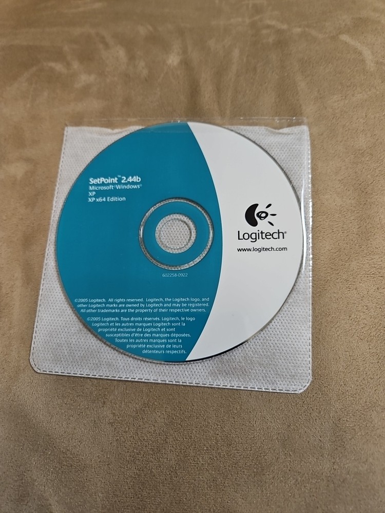 CD-ROM For Logitech SetPoint 2.44b Software
