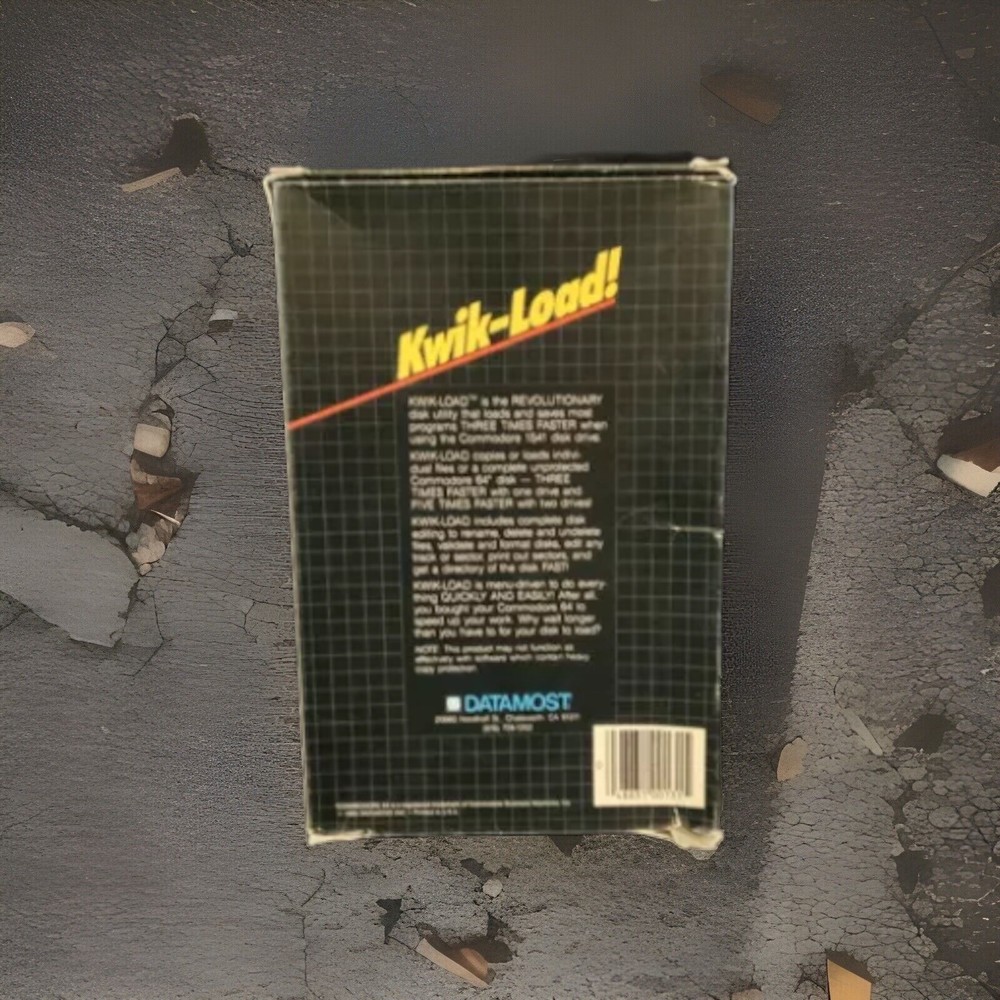 Kwik-Load! Disk by Datamost for the Commodore 64 Loads Software 3 X's Faster