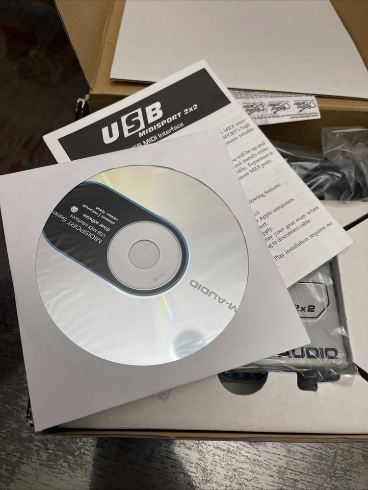 Maudio audio interface Midisport 2x2 USB Midi Interface