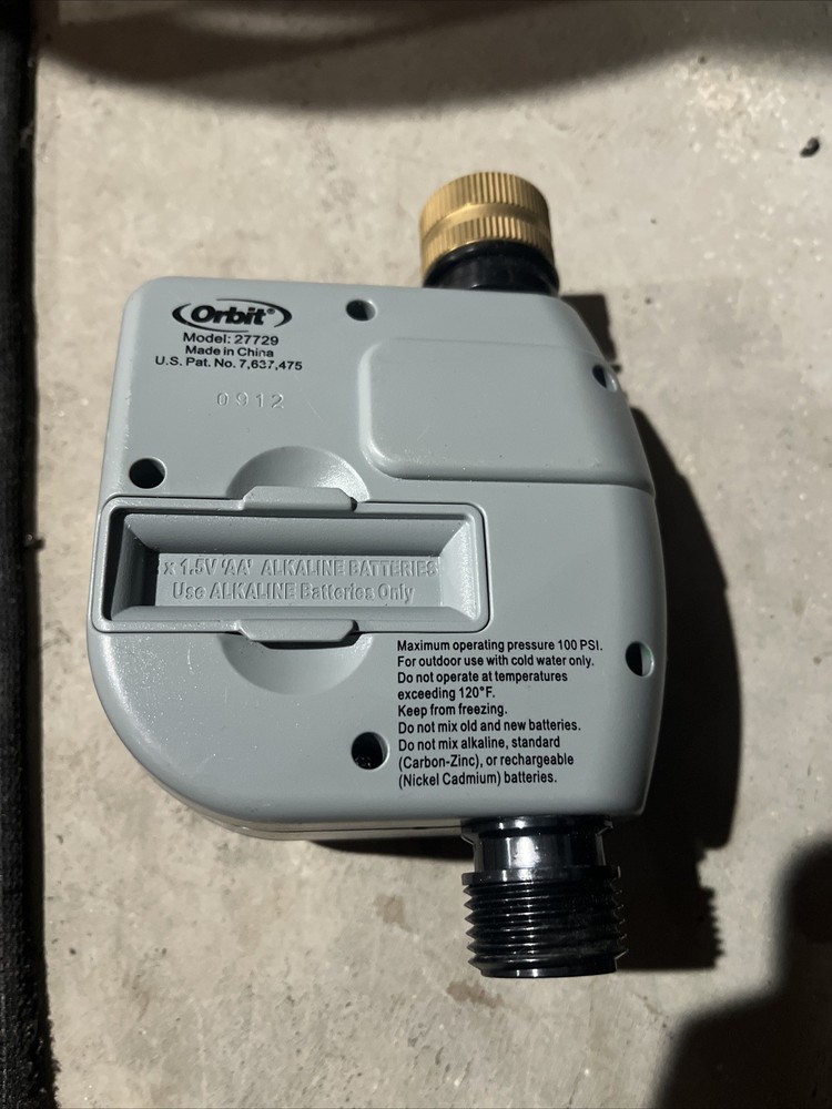 Orbit 1 Outlet Hose Faucet Timer 27729