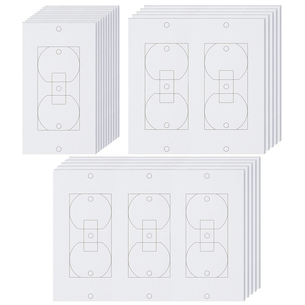 Wakhow 20 Pcs Wall Insulation Outlet Insulators Draft Sealers, 20 Pack...