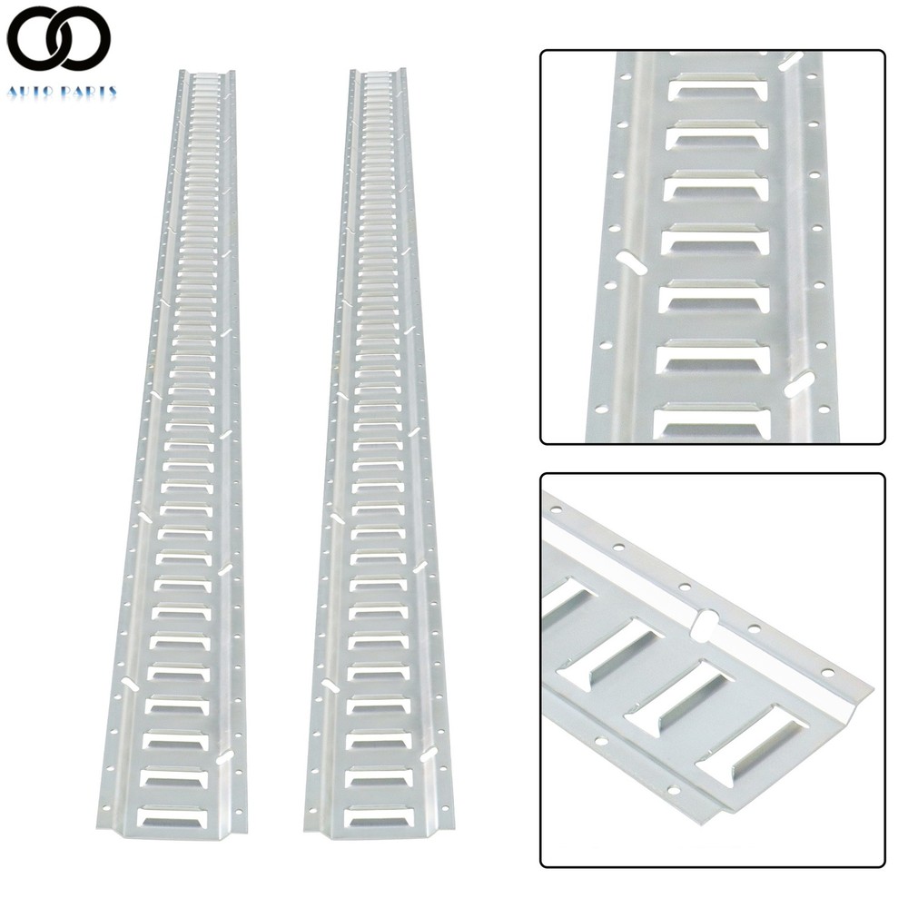 For Trucks Durable 30 Pack 8' E Track Tie Down Rail Kit Horizontal Galvanized
