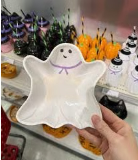 Halloween Ghost Plastic Bowl NEW!