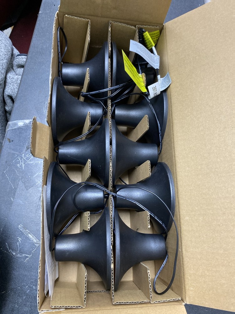 Hampton Bay 10-Light 12 ft. Black Outdoor LED Lantern String-Light