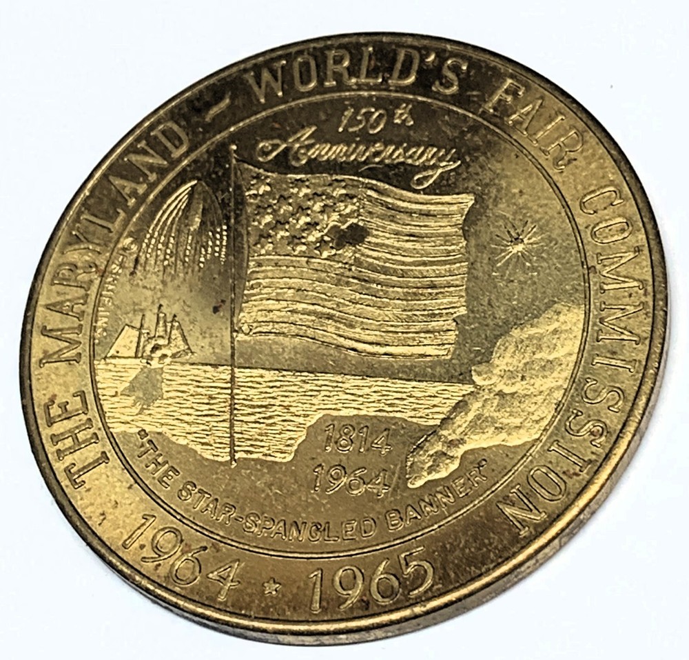 #C10079 FREDERICK, MD. BRONZE MEDAL, FRANCIS SCOTT KEY