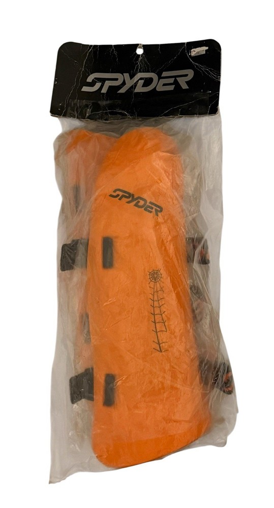 Spyder Ski Shin Guards - Kid’s One Size - Orange - NEW