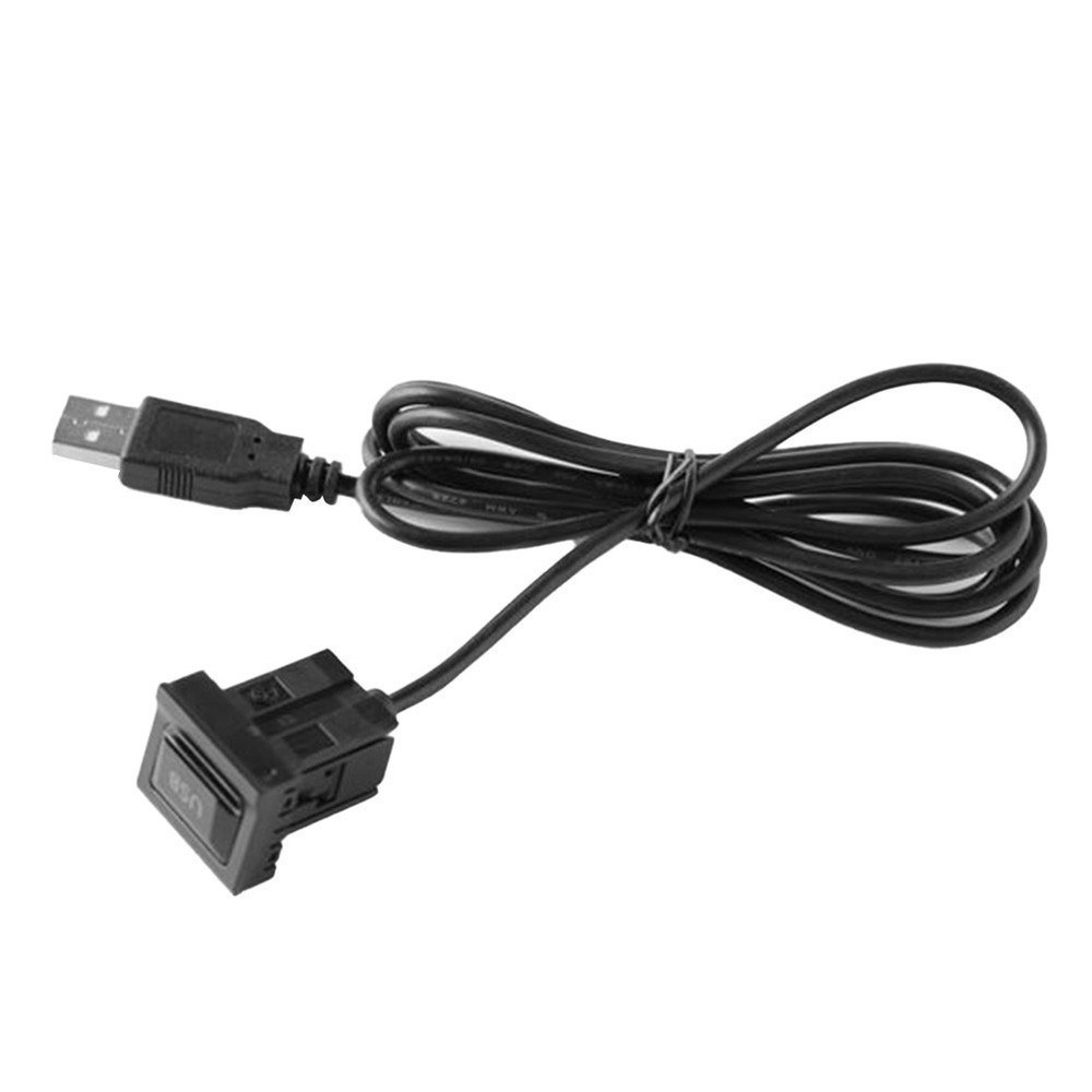USB With Dust Cover Wire Harness Dual USB High Quality Panel Adapter Cable