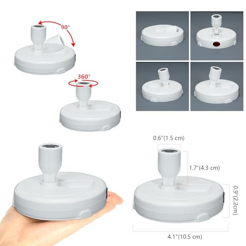 Cordless Spotlight Battery Powered, LED Accent Lighting with Remote Pure White