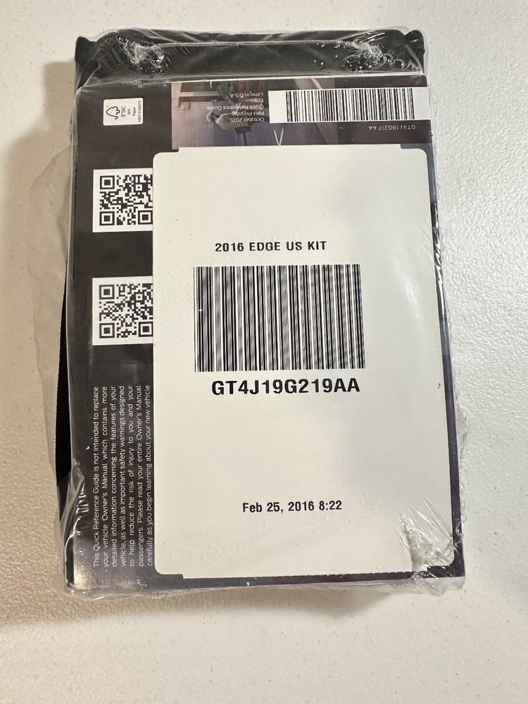 2016 Ford Edge Owner's Manual