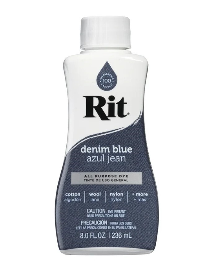 (2-pack) Rit All-Purpose Liquid Dye, Denim Blue, 8 fl oz