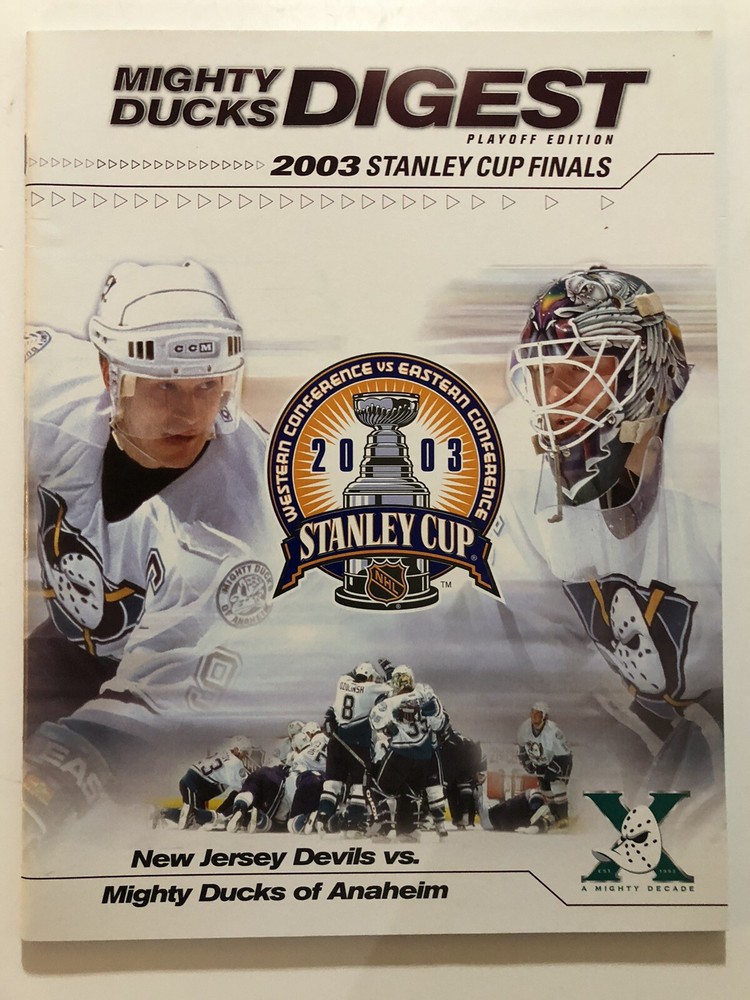 Paul Kariya Mighty Ducks  2003 Stanley Cup Playoff Magazine