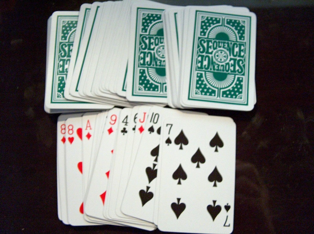 Sequence - CARDS only from - SEQUENCE Replacement Game parts