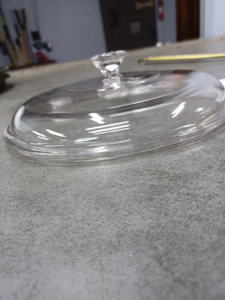 !!!! 8 3/4" CROCKPOT GLASS TOP LID !!!