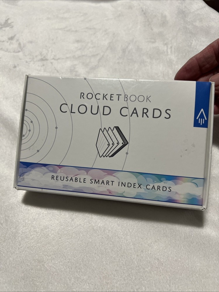 Rocketbook Cloud Cards Reusable Smart Index Cards  80 Pack