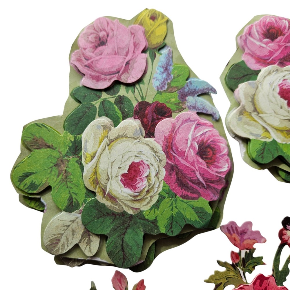 Anna Griffin 12 Pc. 3D Floral Embellishments Stickers