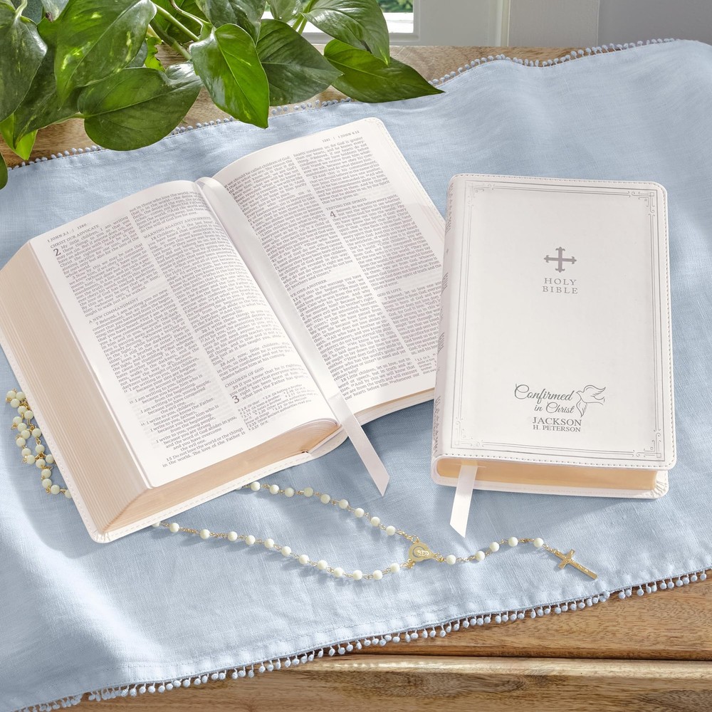 Personalized Catholic Bible for Confirmation - Religious Keepsake - Sacrament...