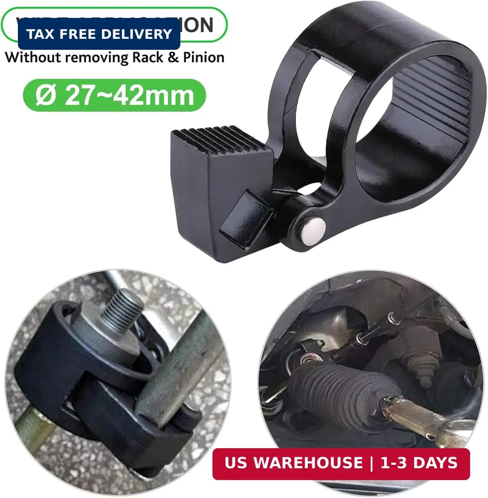 Toolwiz Inner Tie Rod Removal Tool Kit, 3/8'' Universal Low Profile Tool and Inn