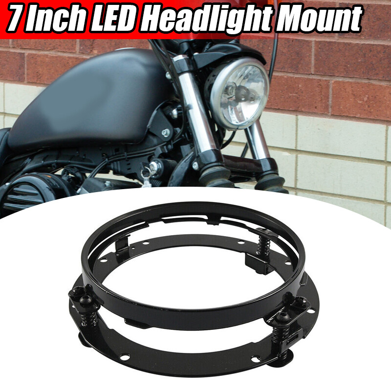 7" Headlight Mounting Bracket Ring Fits For Harley Touring Electra Street Glide