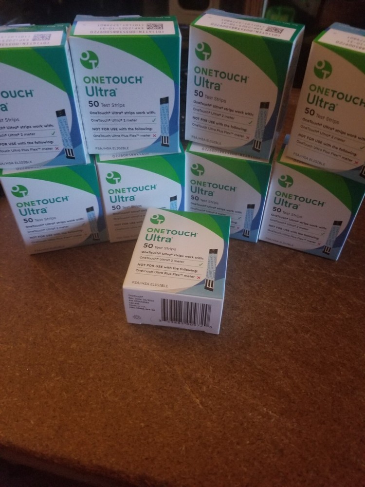 (450) Onetouch ULTRA  test strips (9) boxes exp 5/2027~ NICE BOXES