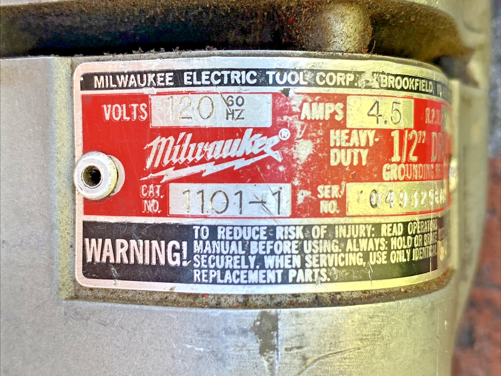 Milwaukee Right Angle Drill Model 1001-1