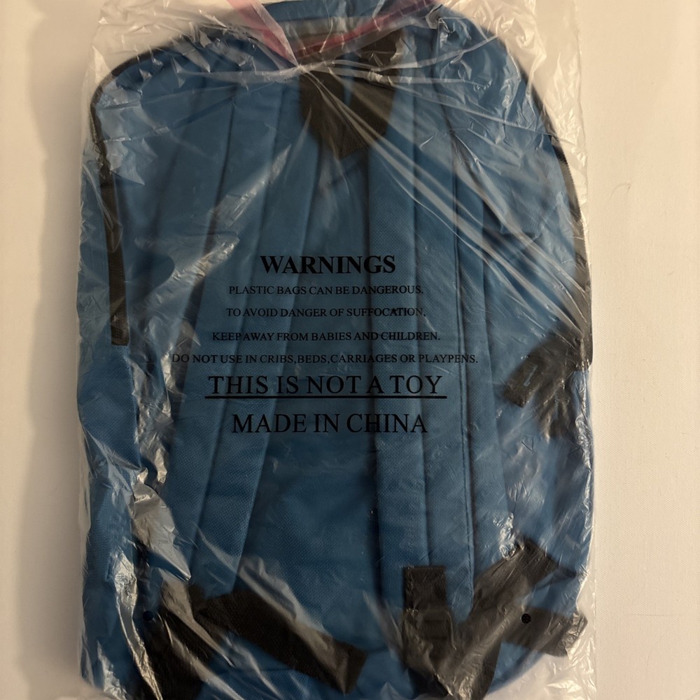 Trail maker Classic 17" Backpack with Adjustable Padded Shoulder Straps - Blue