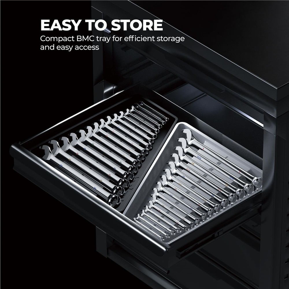 Max Grip 15pcs Professional SAE Combination Wrench Set with Long Pattern Offset