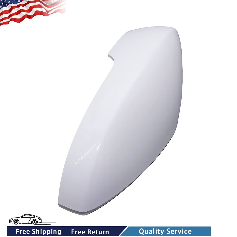 Left Driver Side Mirror Cover Painted White For VW Jetta-Sedan 2011 2012 2013 VW
