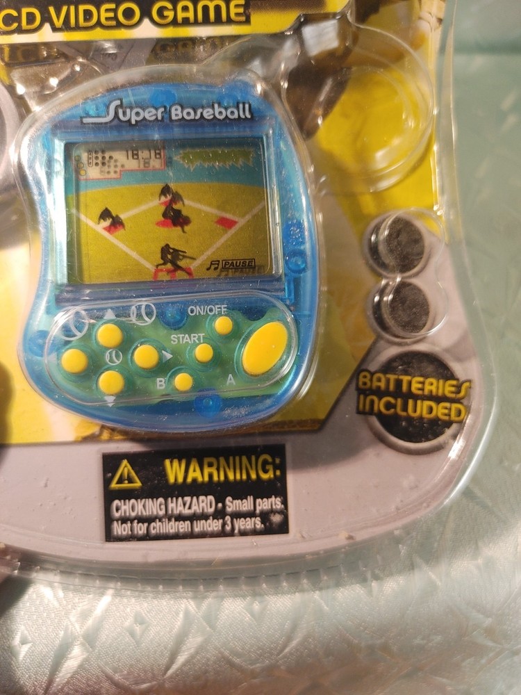 Super Baseball and Space Intruder Handheld Keychain LCD Video Game Techno Source