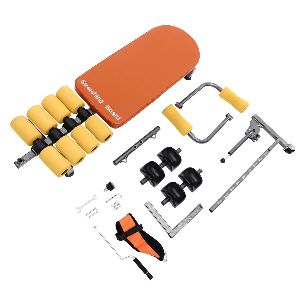 Back Lumbar Traction Stretch Bench Back Stretch Decompression Bench Moveable