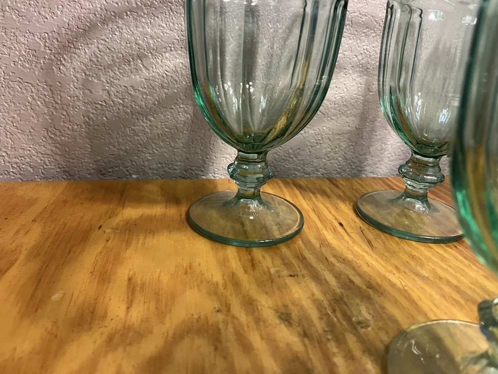 Libbey Duratuff Spanish Green Goblet