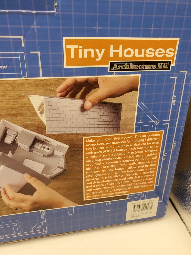 New! Tiny Houses Floor Plan Architecture Kit by Publications International, Ltd.