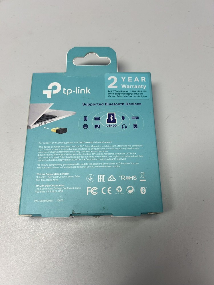 NEW--TP-LINK UB400 Bluetooth 4.0 Nano USB Adapter
