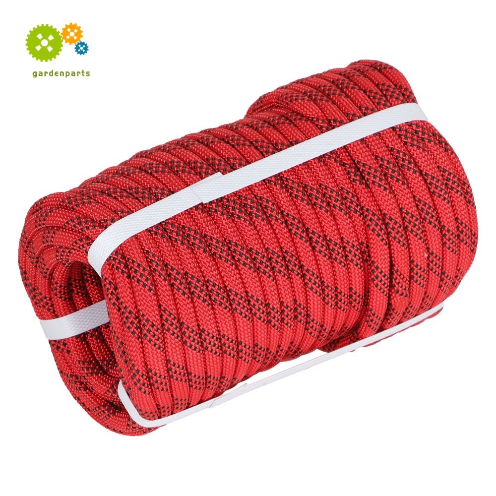 3/8" × 100' Braid Polyester Rope Arborist Tree Rope 3520Lbs High Strong