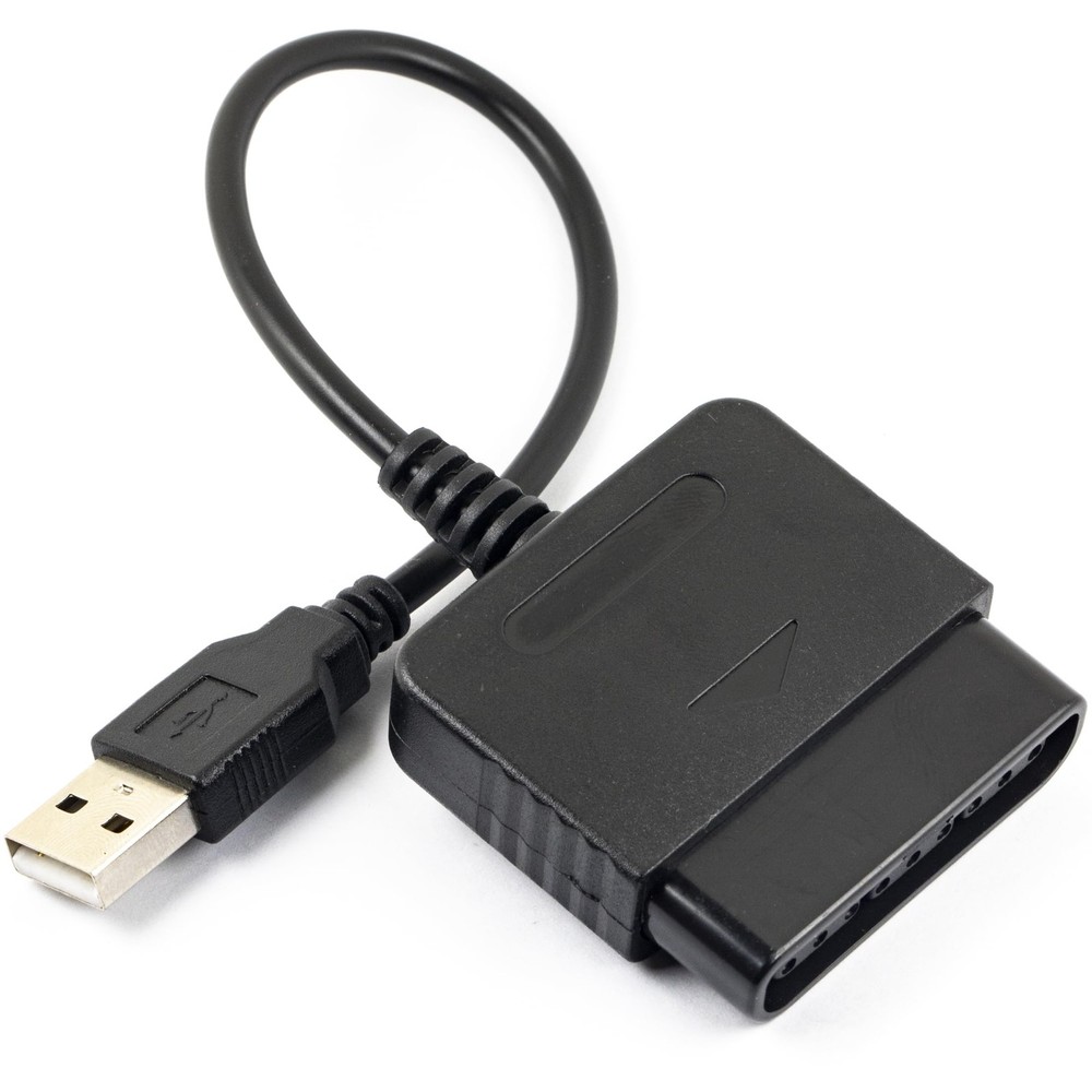 2 PCS PC USB To Wired Controller Adapter Converter Cable For PS2 PS3 10 Inch