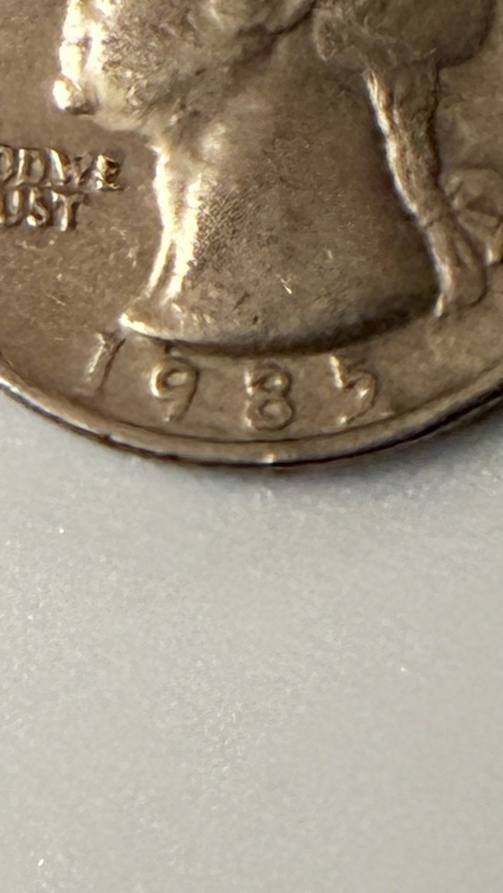 1985 p quarter error
