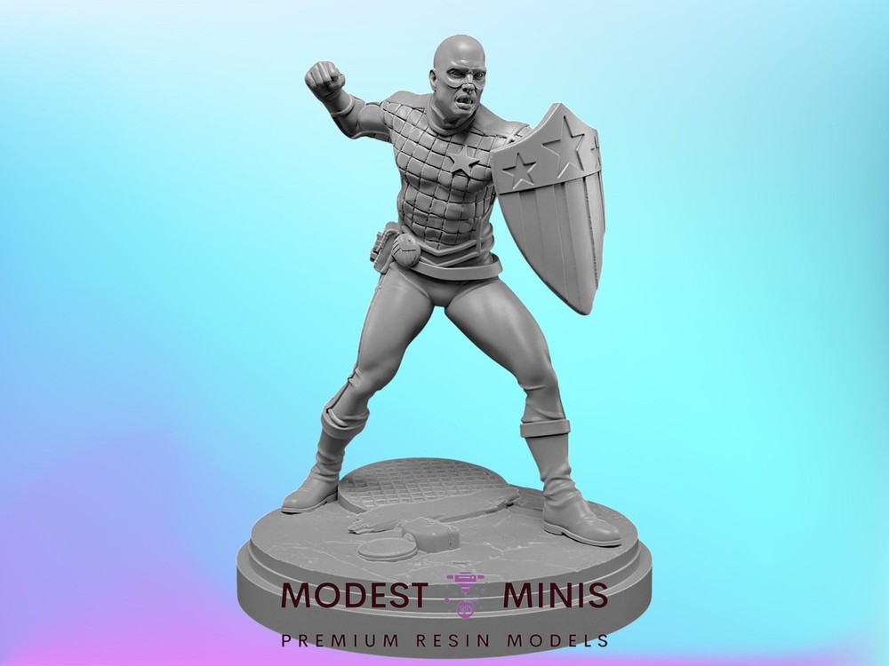 Patriot | 32mm - 40mm Mini | Crisis Protocol Proxy | Superhero | C27