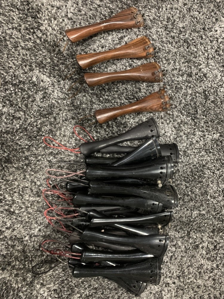 4/4 Assorted Cello Tailpiece Ebony + Rosewood