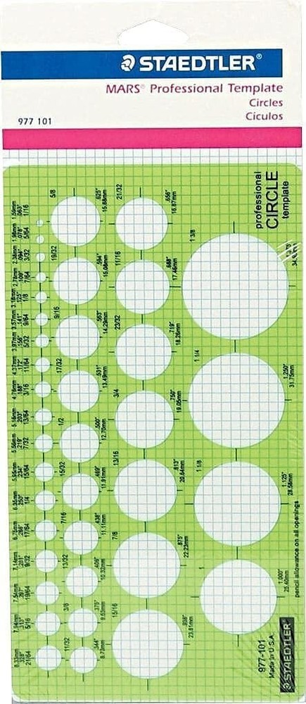 Staedtler Mars Circle Template 977 101