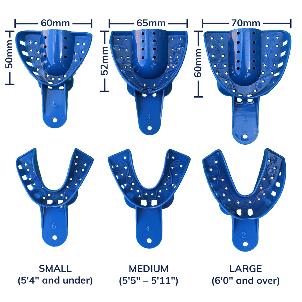 Premium DIY Denture Kit with Impression | Full Partial Flipper Upper Lower Teeth