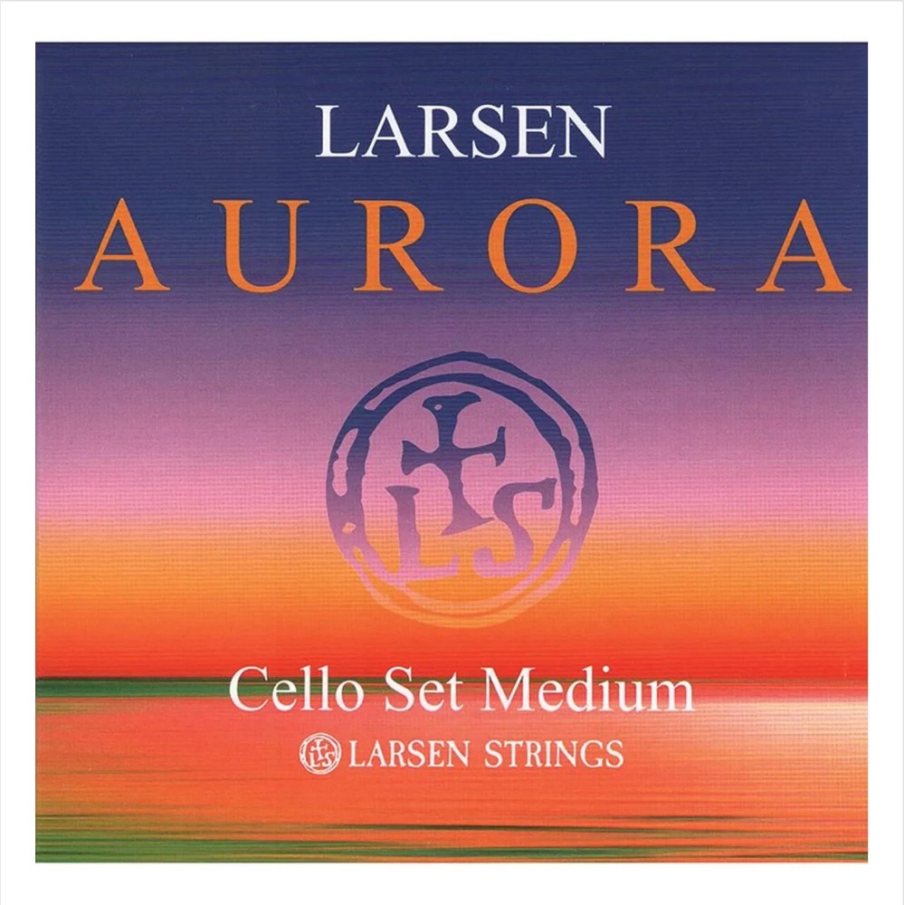 Larsen Aurora Cello String Set, Medium Gauge, Authorized Dealer