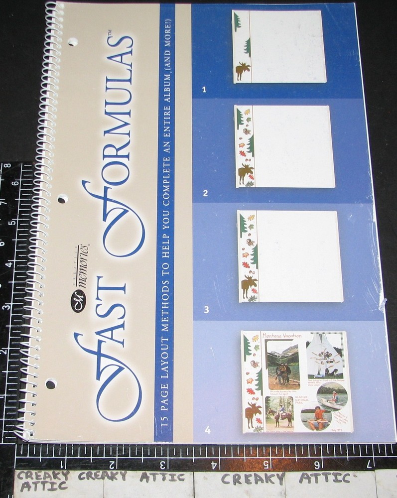 CREATIVE MEMORIES FAST FORMULAS DESIGN LAYOUT