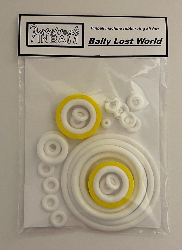 1977 Bally Lost World Pinball Machine Rubber Ring Kit