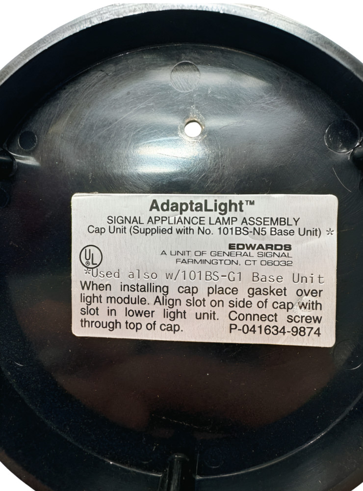 Edwards AdaptaLight 101FING-G1 Stackable Beacon Lighting, 24VDC .61Amps