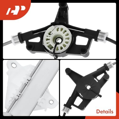 Power Electric Window Regulator Without Motor Front Driver Side (LH)