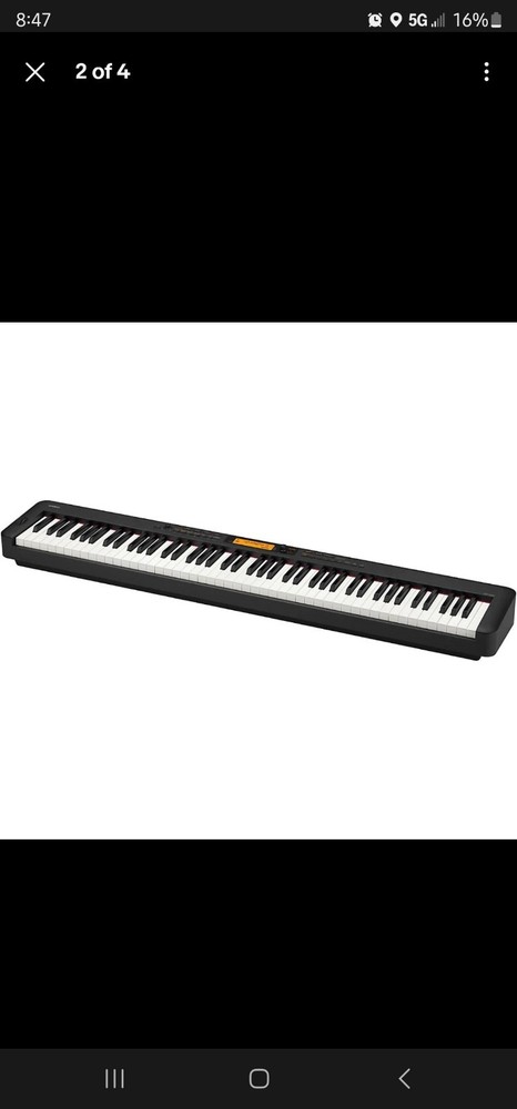 Casio CDP-S360 Compact Digital Piano Black